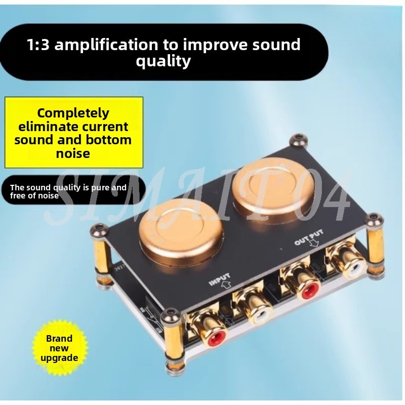 Passive Preamp - معزز صوتي عازل للضوضاء لتحسين جودة