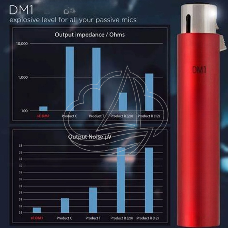 Passive Preamp - مكبر صوت مايكروفون DM1 مدمج (بريمپ)