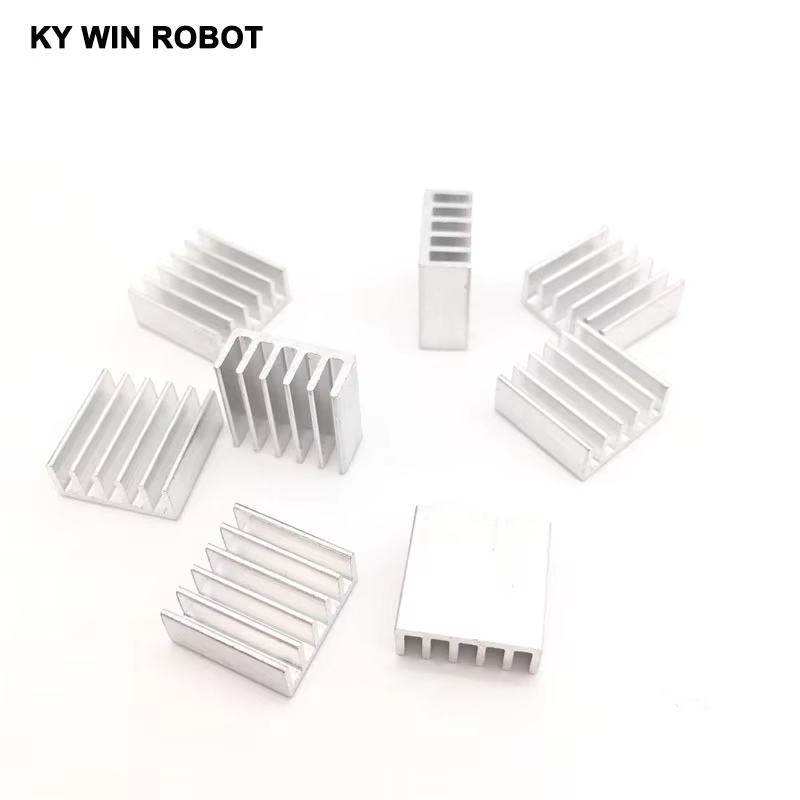 Heatsink Aluminum - 50 قطعة من مشتتات الحرارة المصنوعة