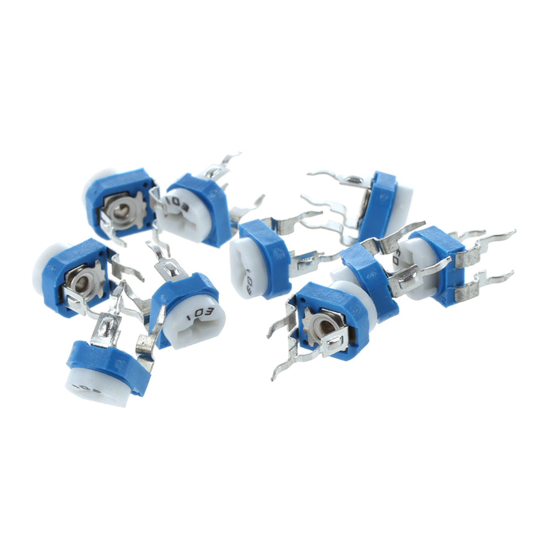 Potentiometer 10K - AA80 10X 6mm 10k ohm مقياس