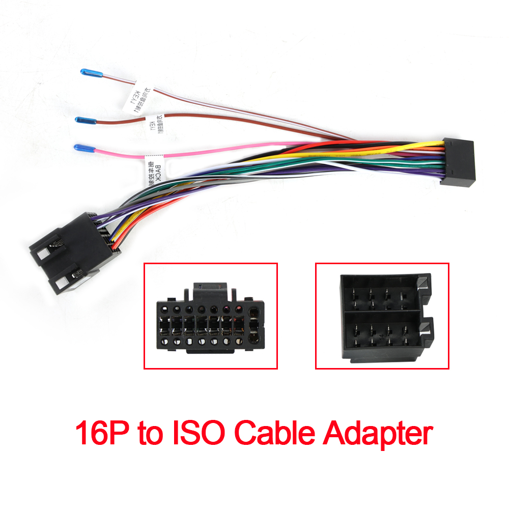 Audio Cable Rca - 16 دبوس كابل توصيل ISO القياسية