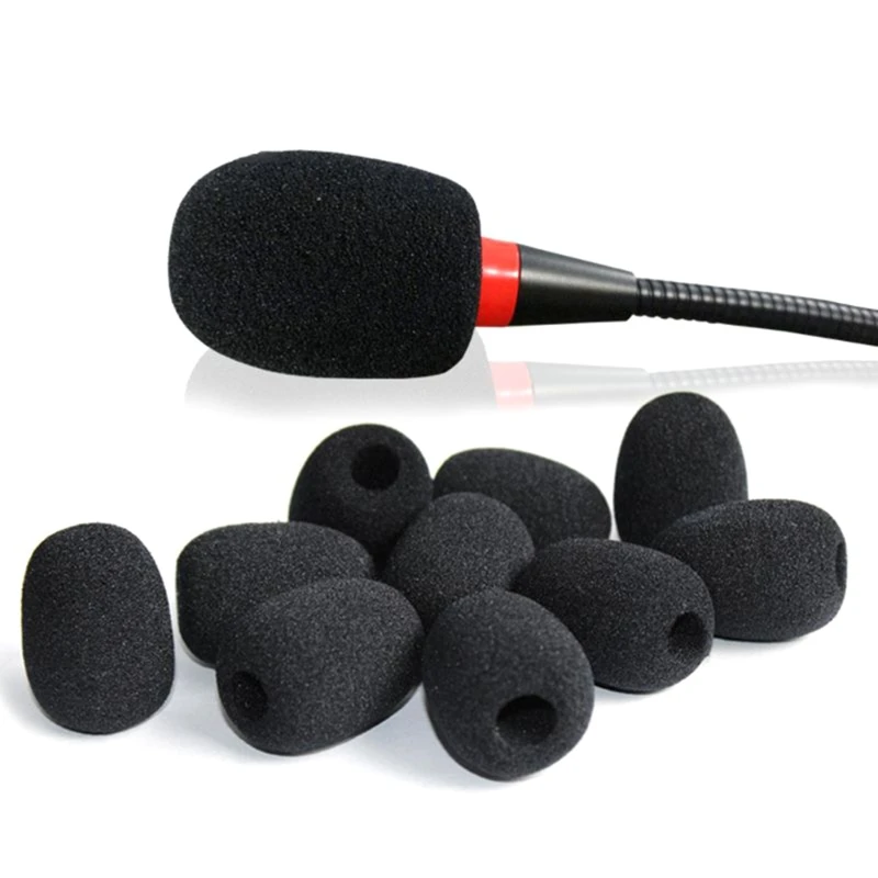 Microphone Capsule - 10 قطعة غطاء بديل لسماعات الرأس