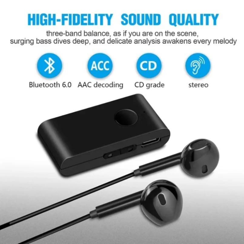 Headphone Amplifier - جهاز استقبال صوتي بتقنية البلوتوث 5.0