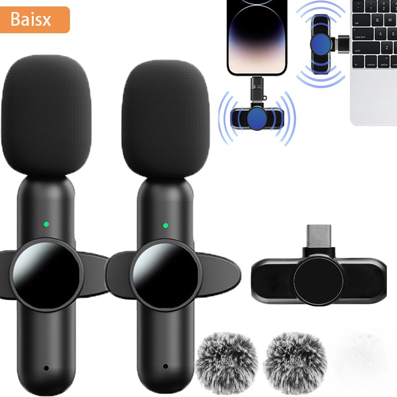 Microphone Capsule - ميكروفون لافالير لاسلكي للآيفون والآيباد، ميكروفون