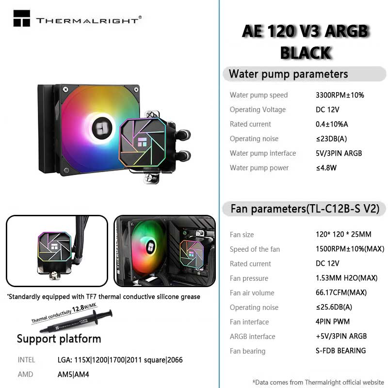 Heatsink Aluminum - مبرد سائل مبرد بالماء الحراري ،