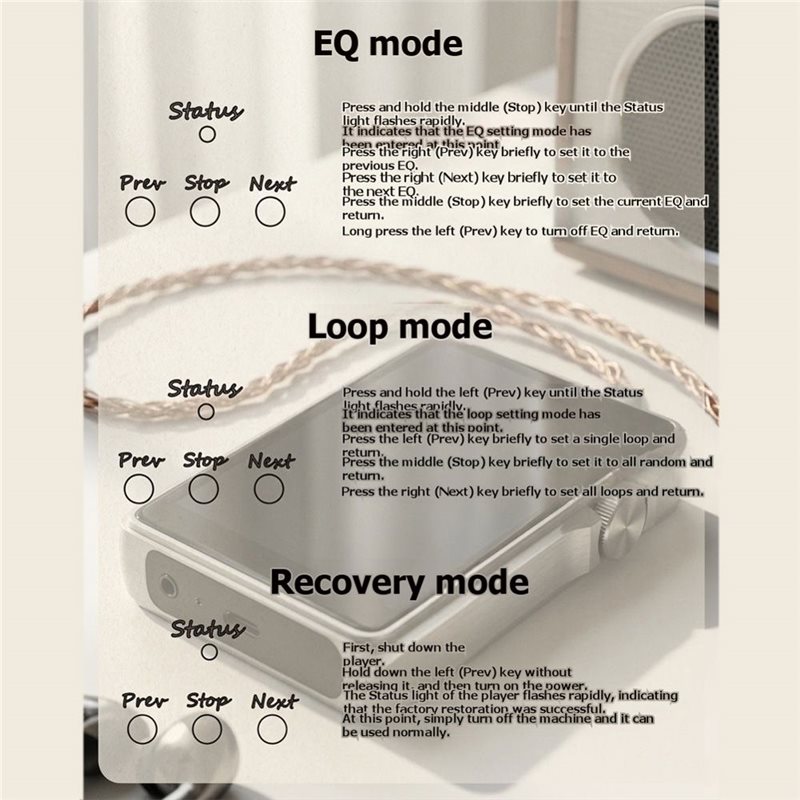 مشغل موسيقى محمول AS95-DSD بتق - مراجعة Es9018 Dac وسعره