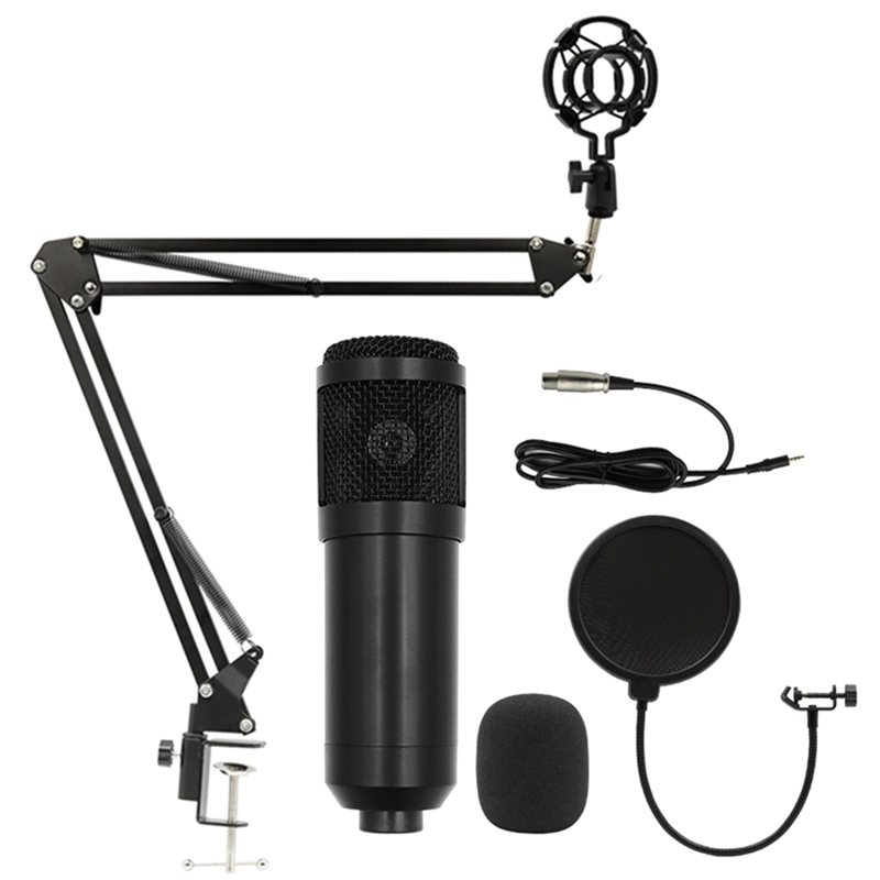مجموعة ميكروفونات الاستوديو AE - مراجعة Condenser Microphone Kit وسعره