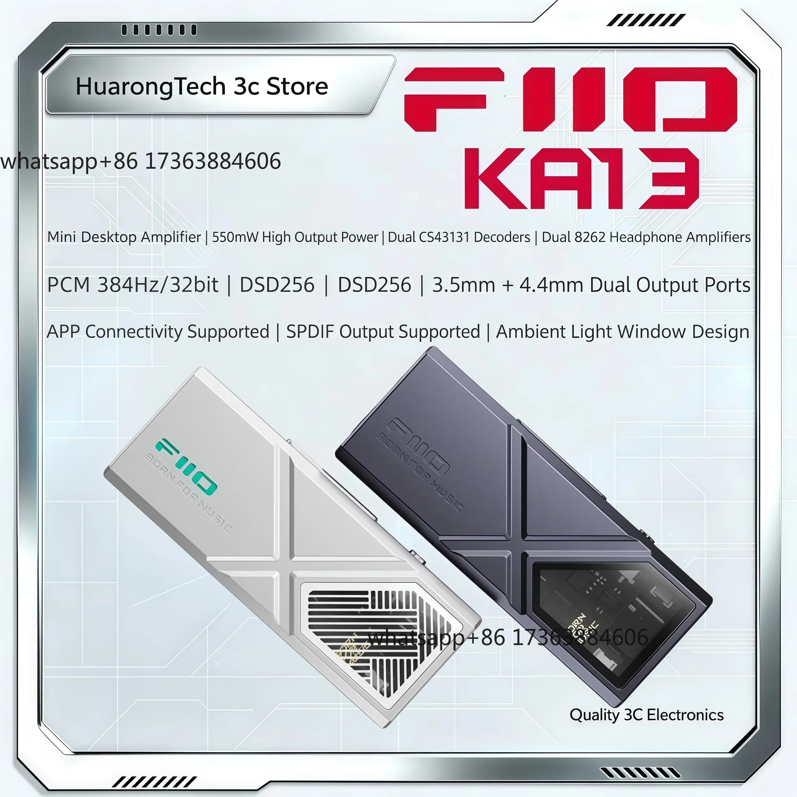 KA13 مضخم صوت سماعات الرأس USB - مراجعة Headphone Amplifier وسعره