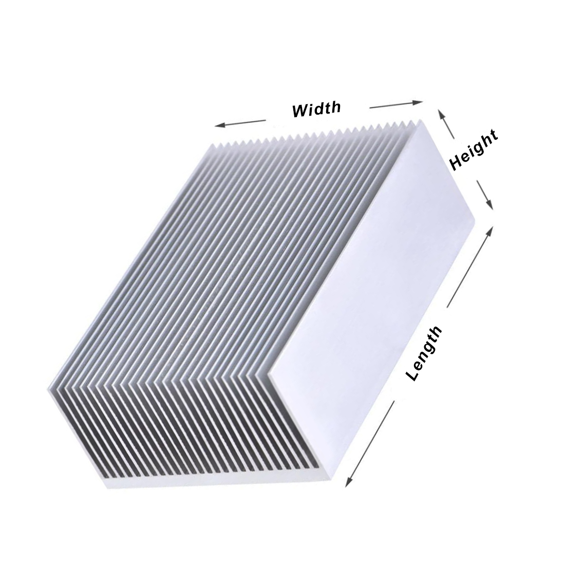50x60x26 مللي متر-300x60x26 مل - مراجعة Heatsink Aluminum وسعره