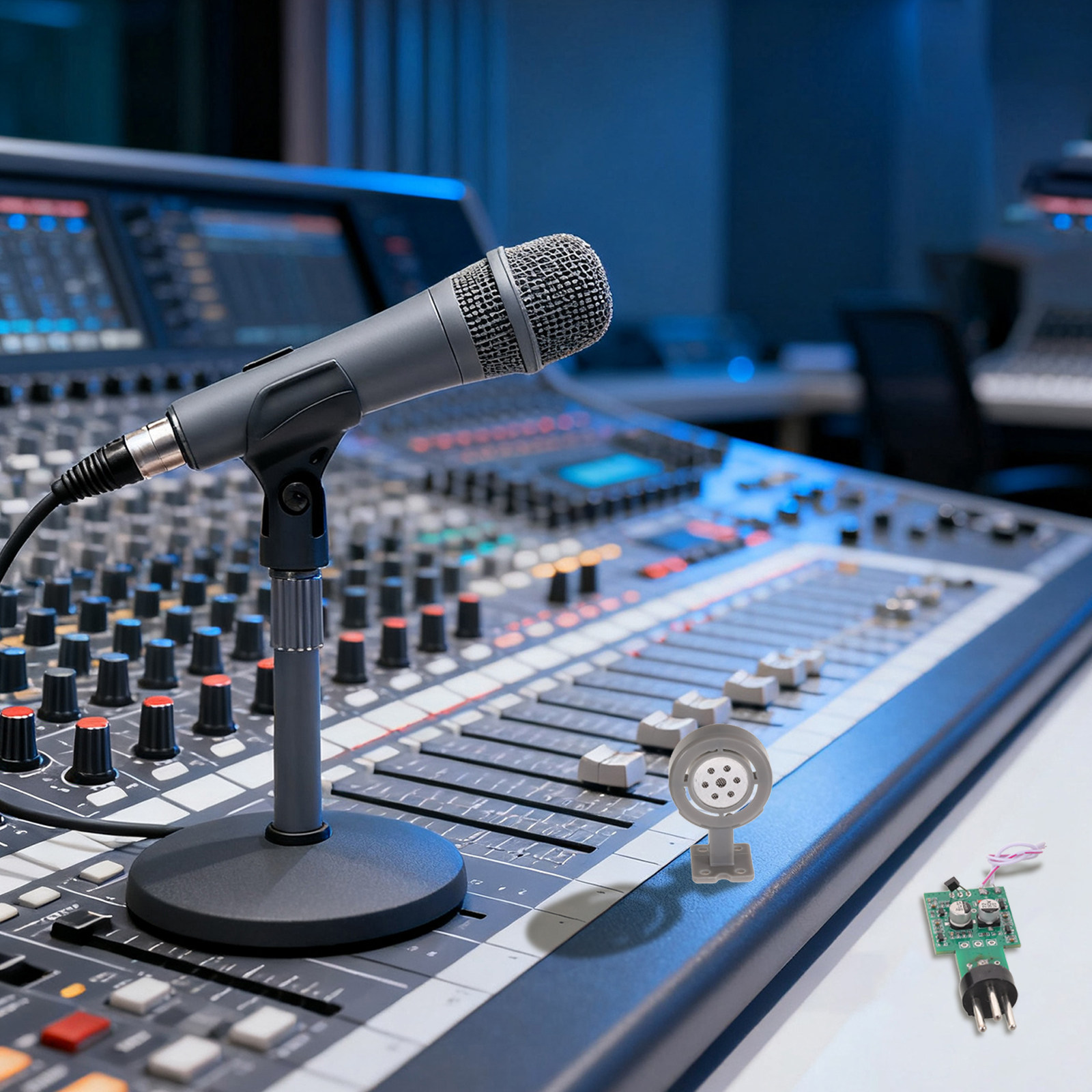 مجموعة واحدة من كبسولة الميكرو - مراجعة Condenser Microphone Kit وسعره