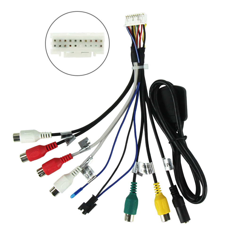 MEKEDE 20 Pin RCA كابل الصوت و - مراجعة Audio Cable Rca وسعره