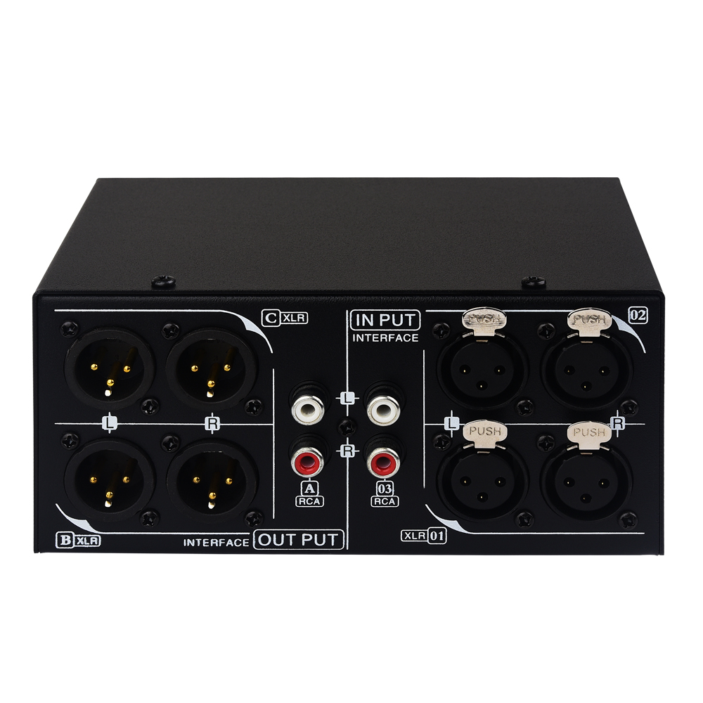 3 في 3 خارج متوازن تماما XLR إ - مراجعة Passive Preamp وسعره