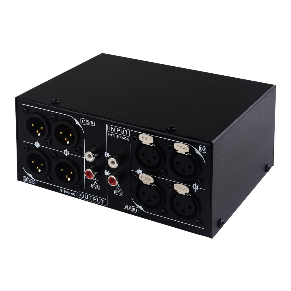 3 في 3 خارج متوازن تماما XLR إ - مراجعة Passive Preamp وسعره