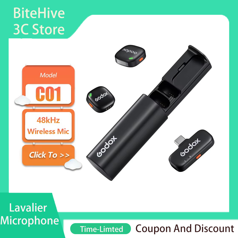 ميكروفون لافالييه لاسلكي GODOX - مراجعة Ribbon Microphone وسعره