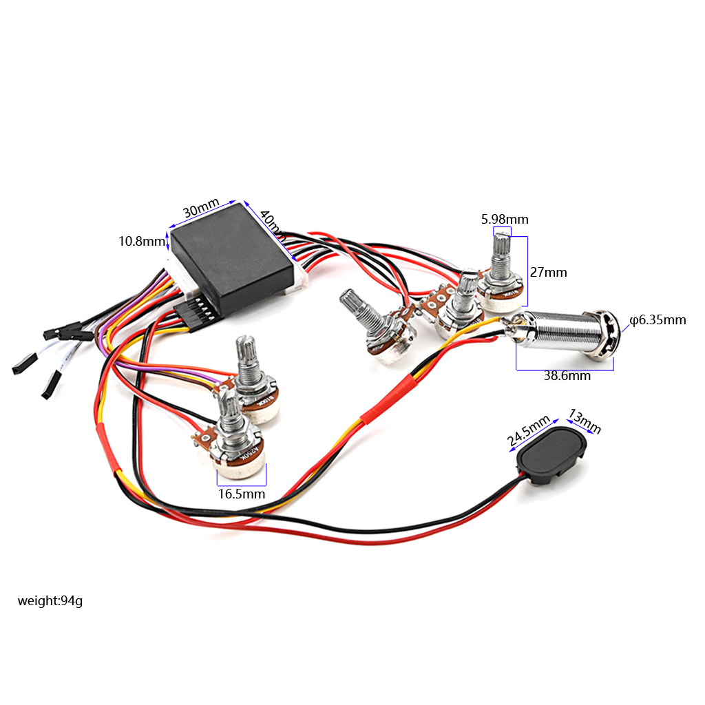 قبل السلكية 3 الفرقة نشط باس ا - مراجعة Passive Preamp وسعره