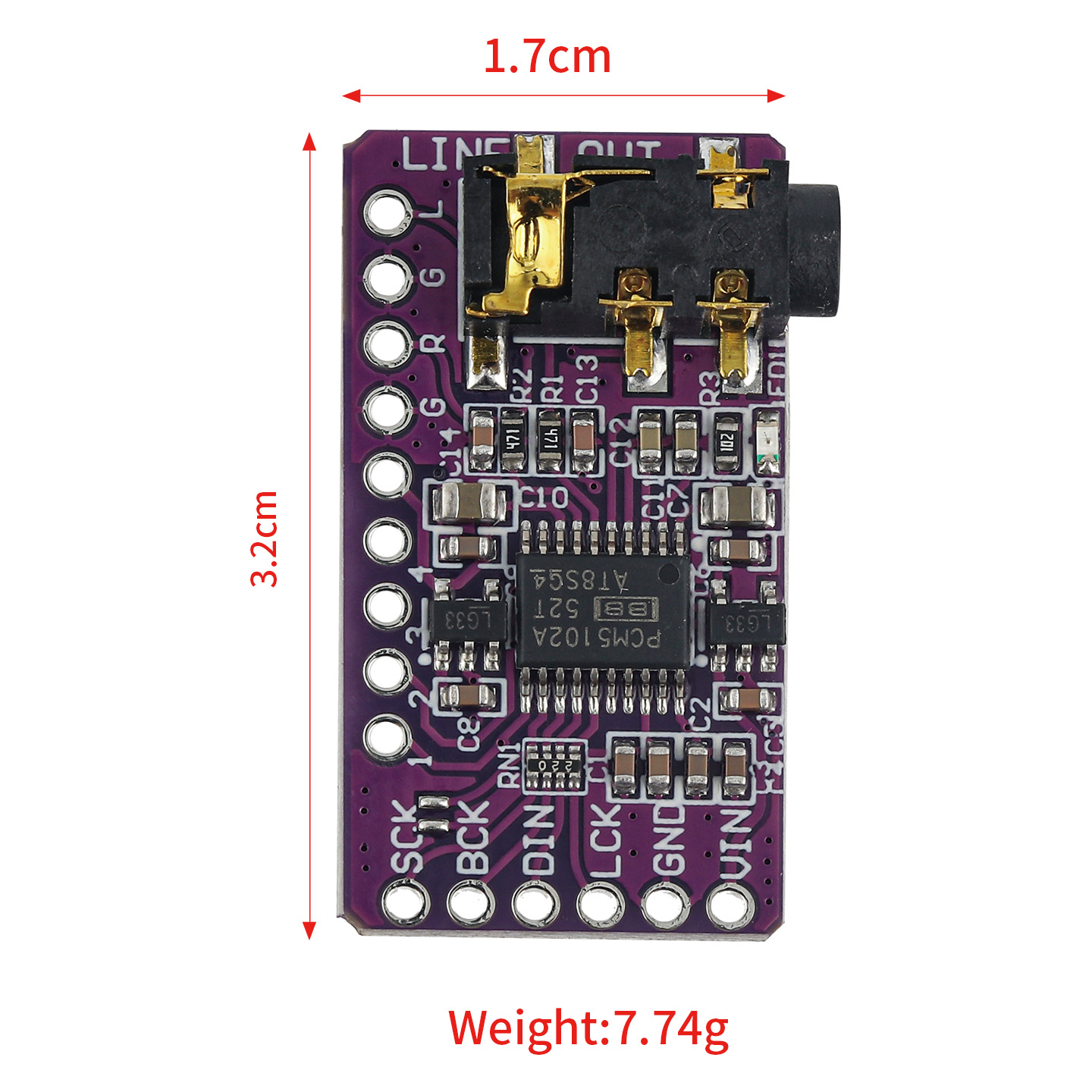 وحدة فك تشفير DAC طراز PCM5102 - مراجعة Pcm5102 وسعره