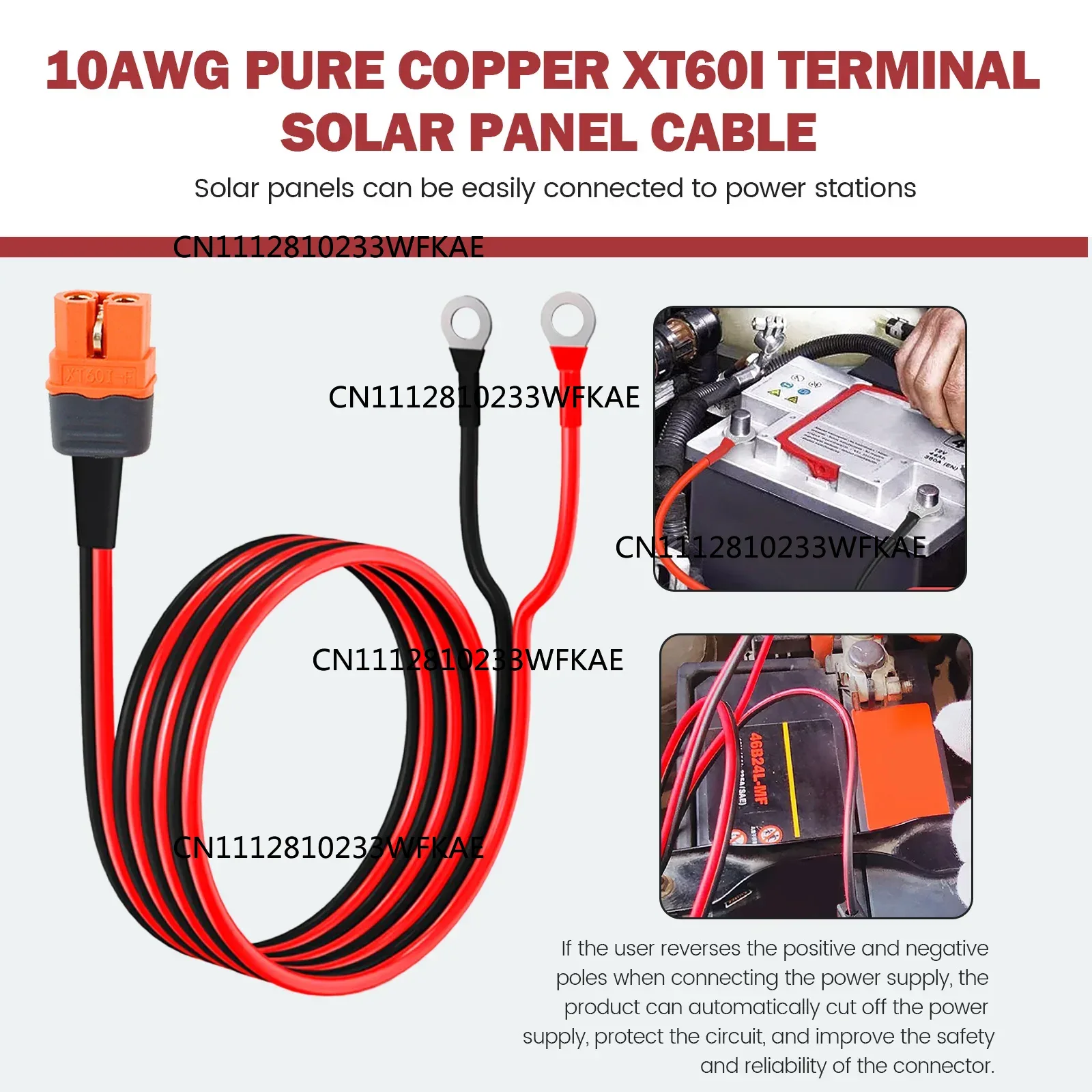 موصل بطارية متوازي XT60 10AWG، - مراجعة Rca Cable وسعره