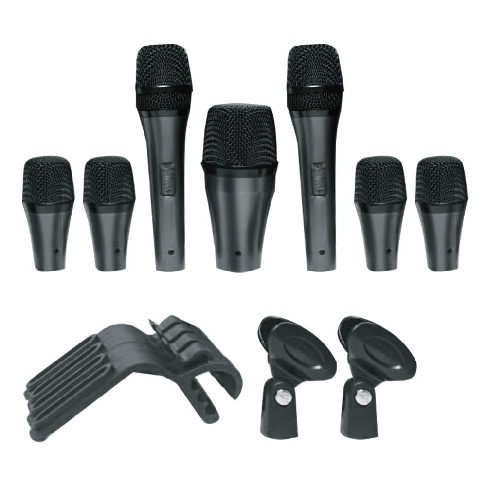 طقم ميكروفونات طبلة Dmk7 مع حق - مراجعة Condenser Microphone Kit وسعره
