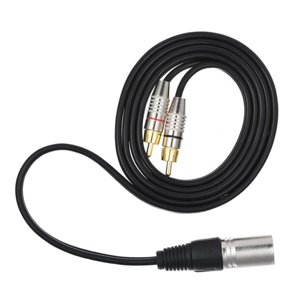 كابل RCA ذكر-ذكر إلى XLR أنثى، - مراجعة Audio Cable Rca وسعره