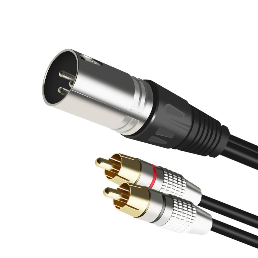 كابل RCA ذكر-ذكر إلى XLR أنثى، - مراجعة Audio Cable Rca وسعره