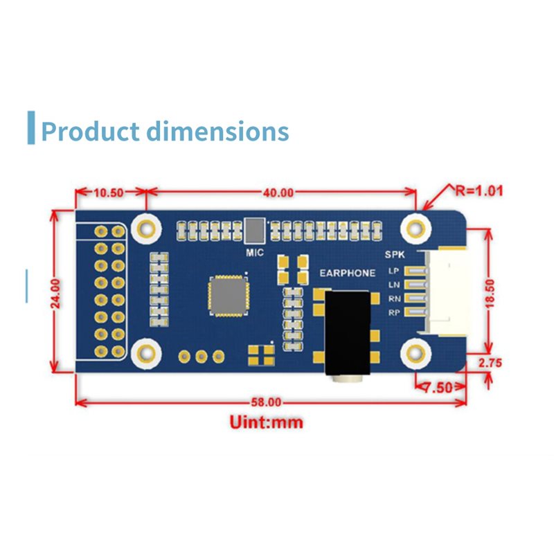 WM8960، شاشة LCD مقاس 5/7 بوصا - مراجعة Diy Speaker وسعره