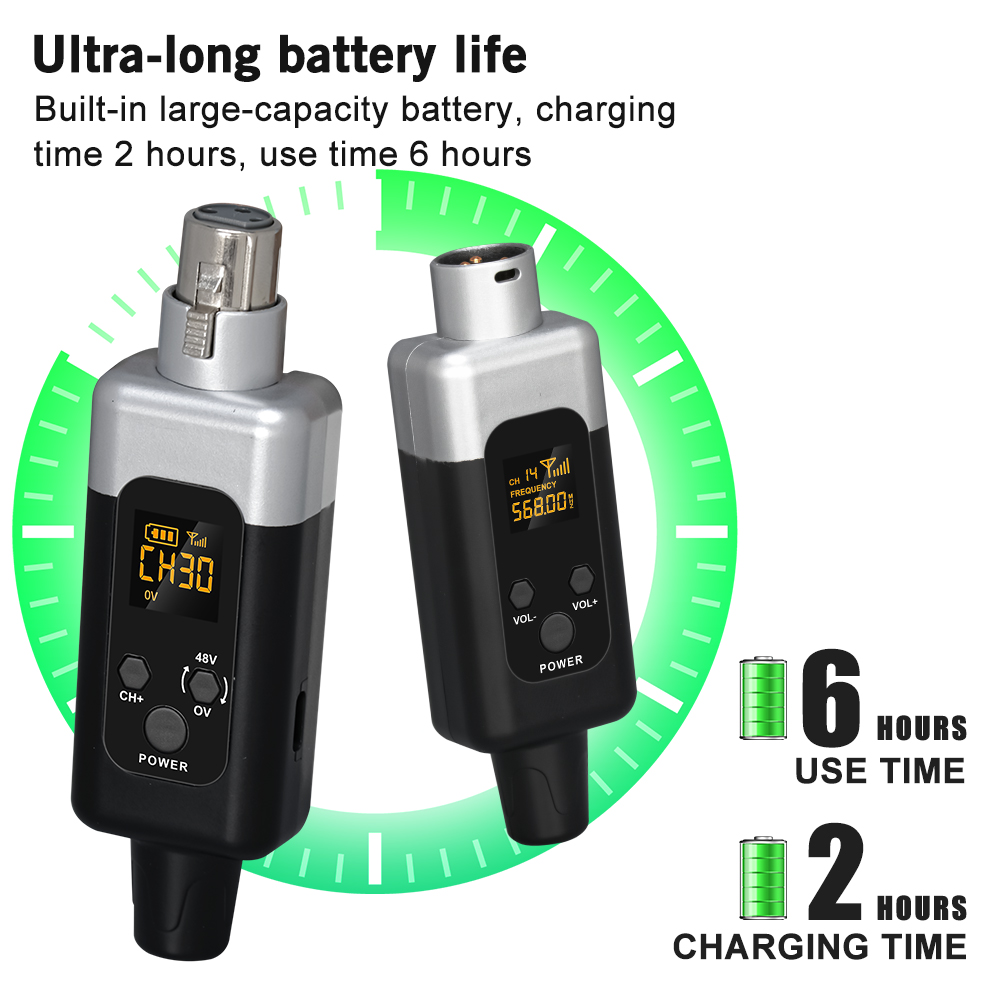 LEUS U2 UHF محول ميكروفون لاسل - مراجعة Microphone Capsule وسعره
