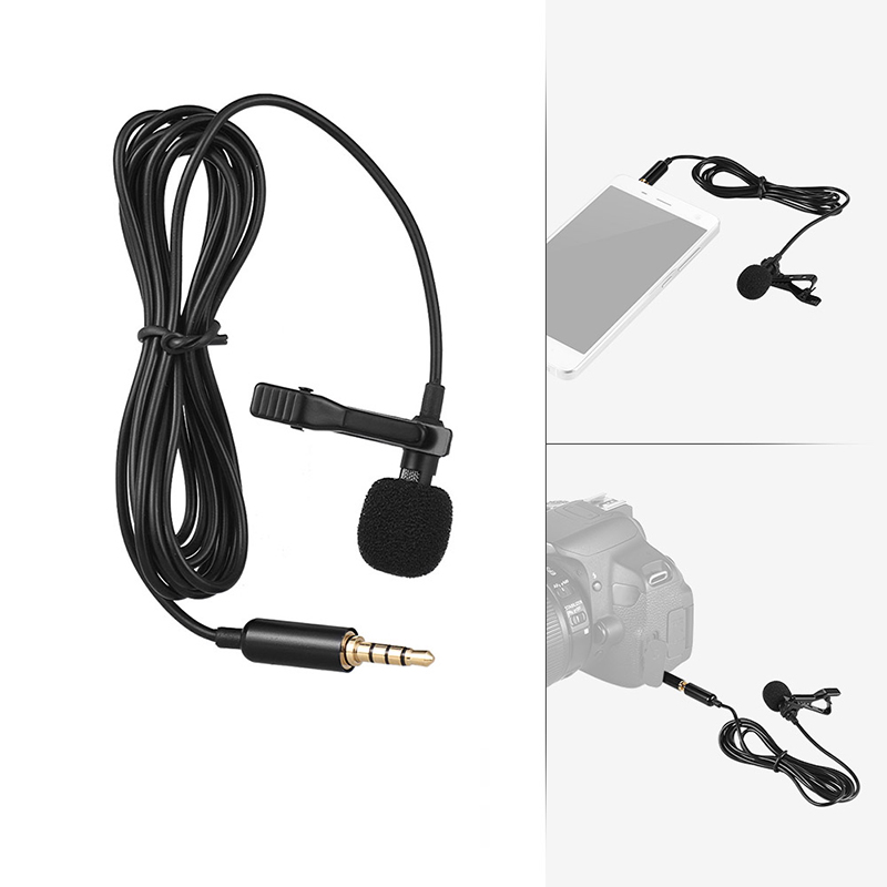 1.5 متر صغير محمول Lavalier مي - مراجعة Microphone Capsule وسعره
