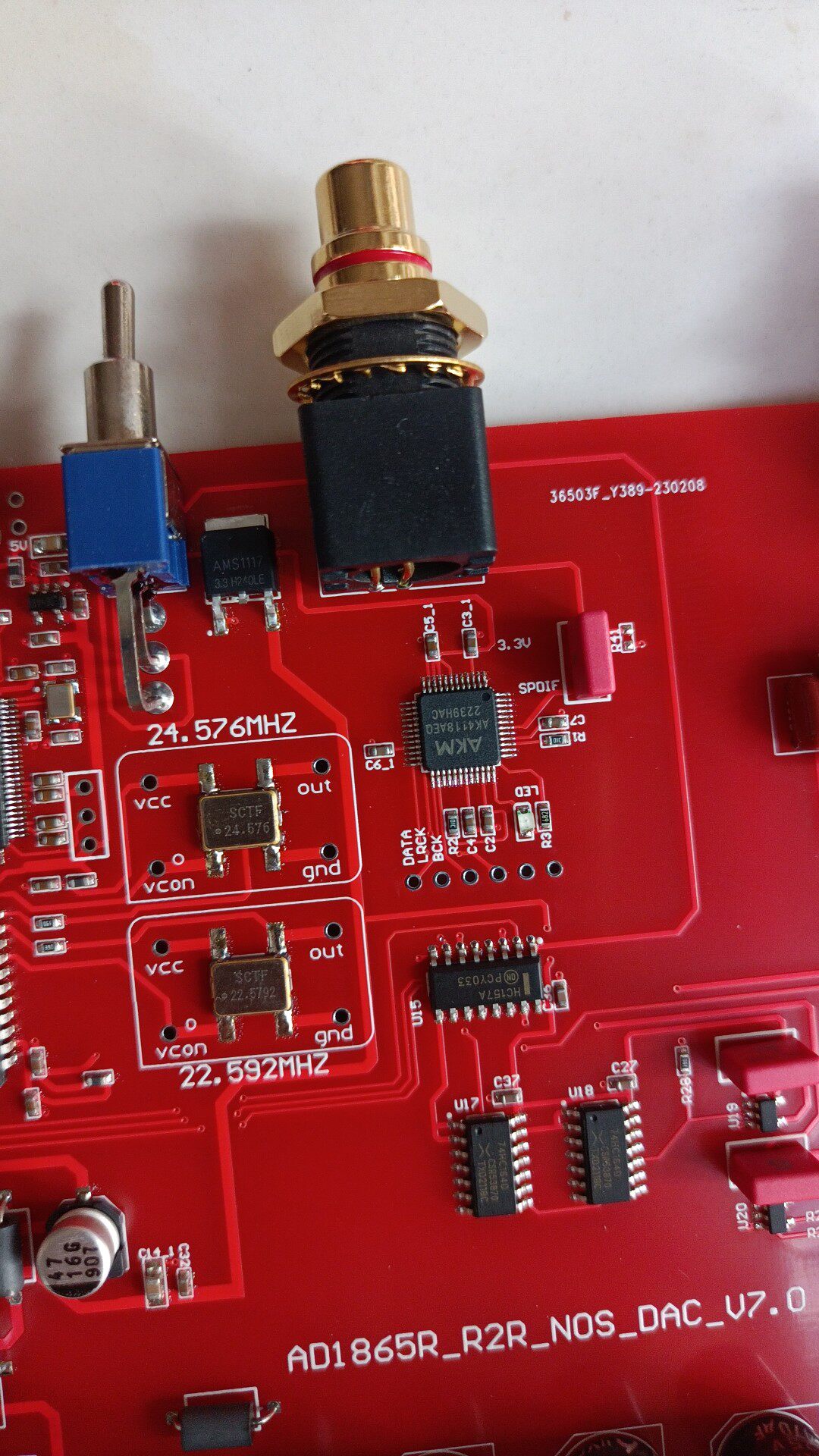 لوحة AD1865R NOS R2R DAC، إصدا - مراجعة Dac Board وسعره