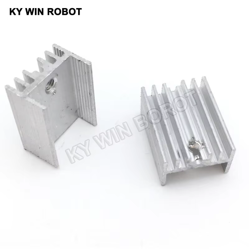 10 قطعة الألومنيوم TO-220 المب - مراجعة Heatsink Aluminum وسعره